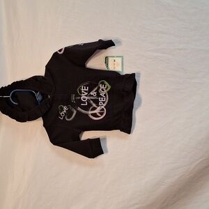 Girls 3 to 6 Month Rumble Tumble Pullover Sweatshirt With Hoodie